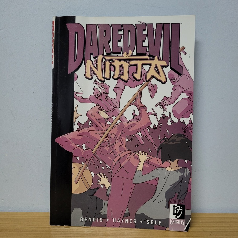 Daredevil Ninja Marvel Knights 2001 Brian Michael Bendis Rob Haynes Book Comic